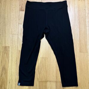 Ibex Woolies 2 100% Merino Wool Base Layer Legging Women’s M Black EUC Gorpcore